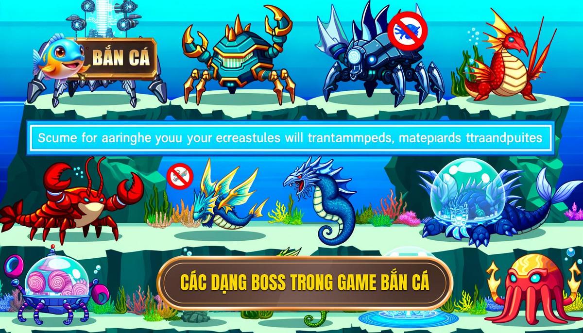 Phân loại các dạng boss trong game bắn cá